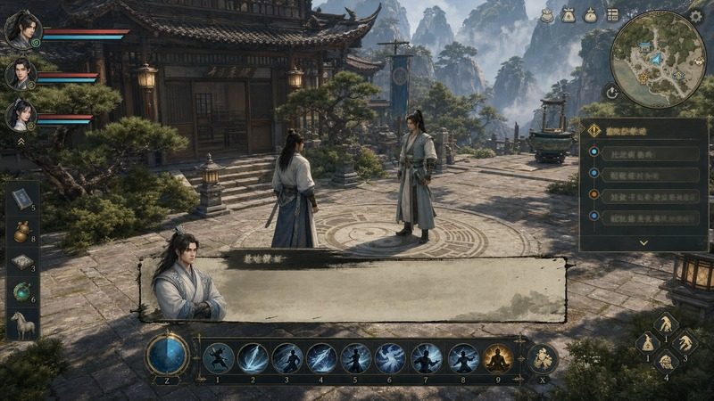 金庸群侠传5爱与死仙狐MOD六周年 天奕线 资料图 5